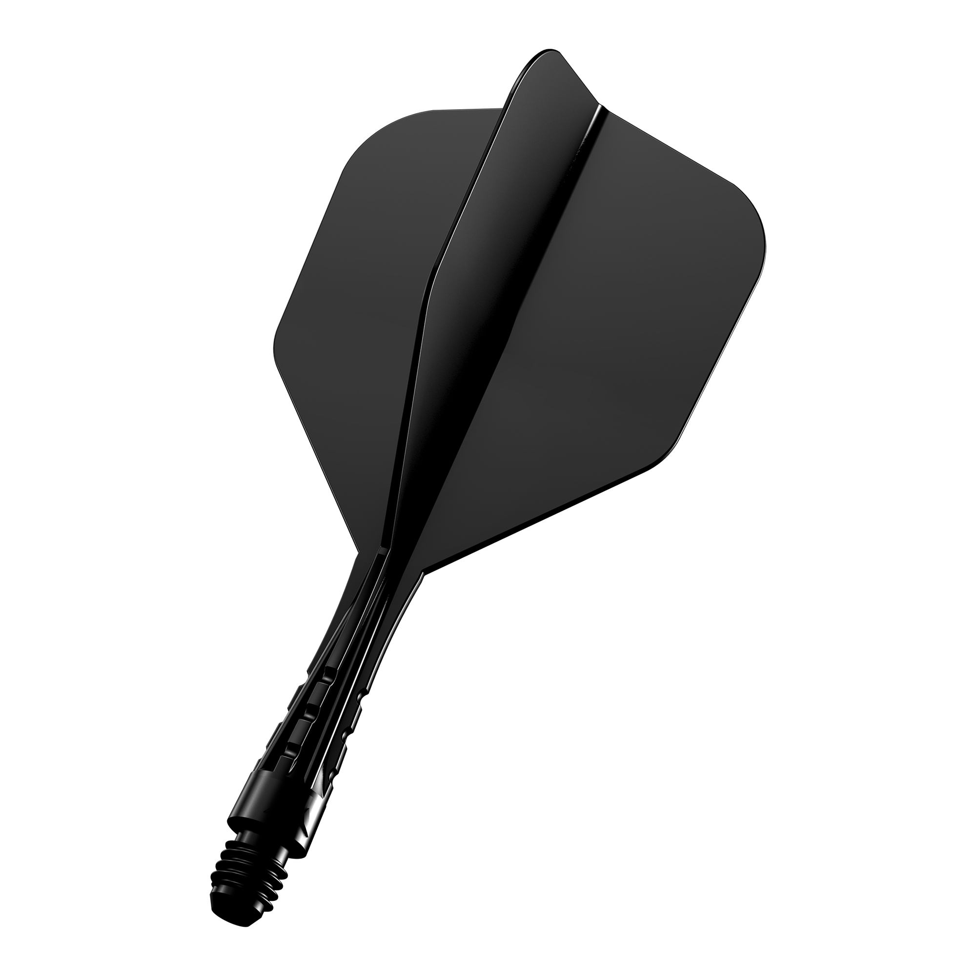 Mission Force 90 Vortex No6 Flight-Shaft-System - Solid Black Short Das Produkt ist ein einzelnes schwarzes Vortex No6 Flight-Shaft-System mit 222mm Länge. Es eignet sich für Dartpfeile als Ersatzteil.