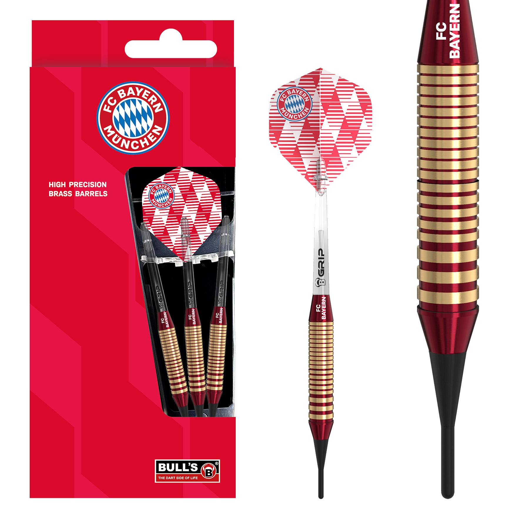 Bulls FC Bayern München Brass Softdarts - 18g