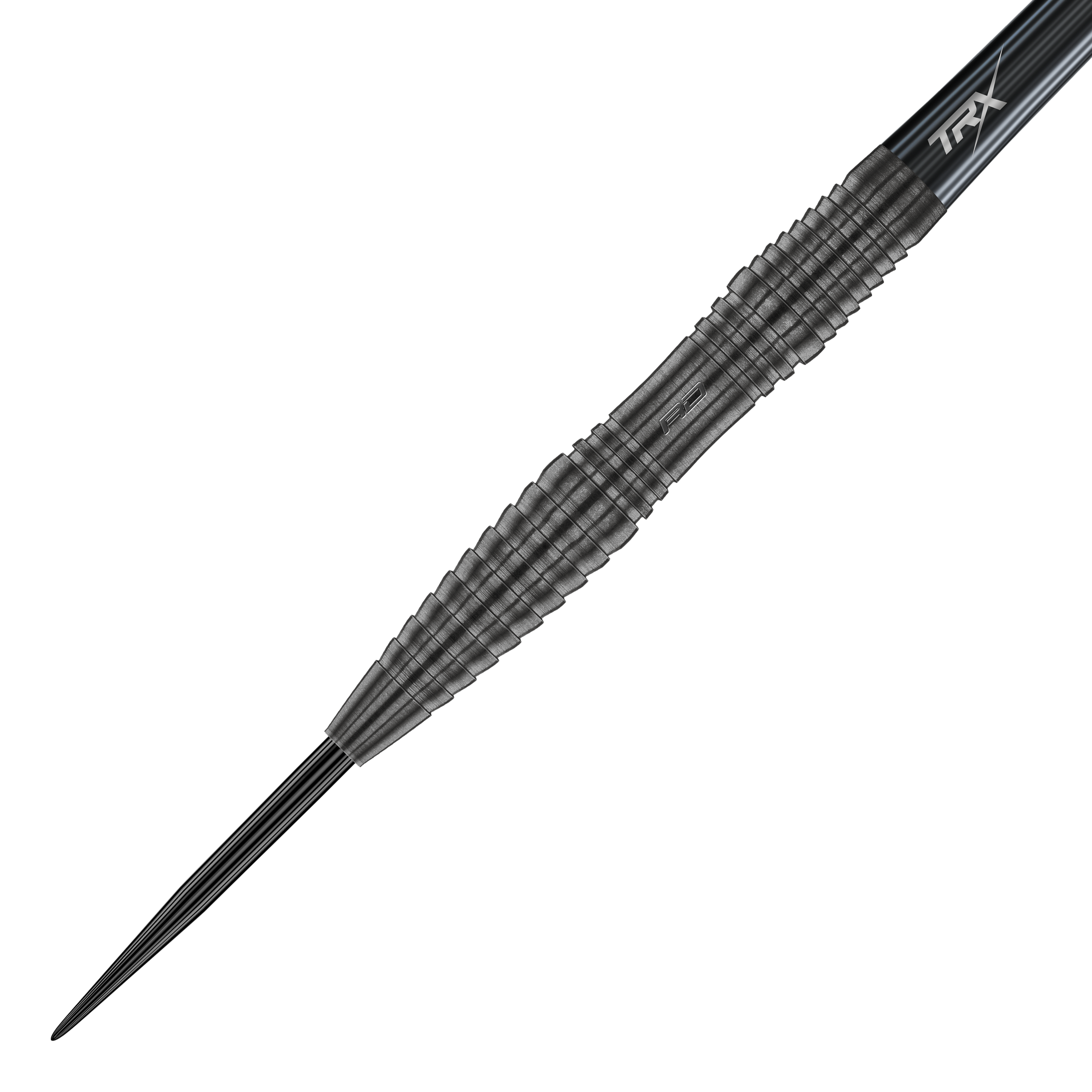 Red Dragon Seren 3 Onyx Steeldarts Das Bild zeigt einen Red Dragon Seren 3 Onyx Steeldart. Der Dartpfeil hat ein elegantes, schwarzes Design mit präzisen Rillen für besseren Halt.