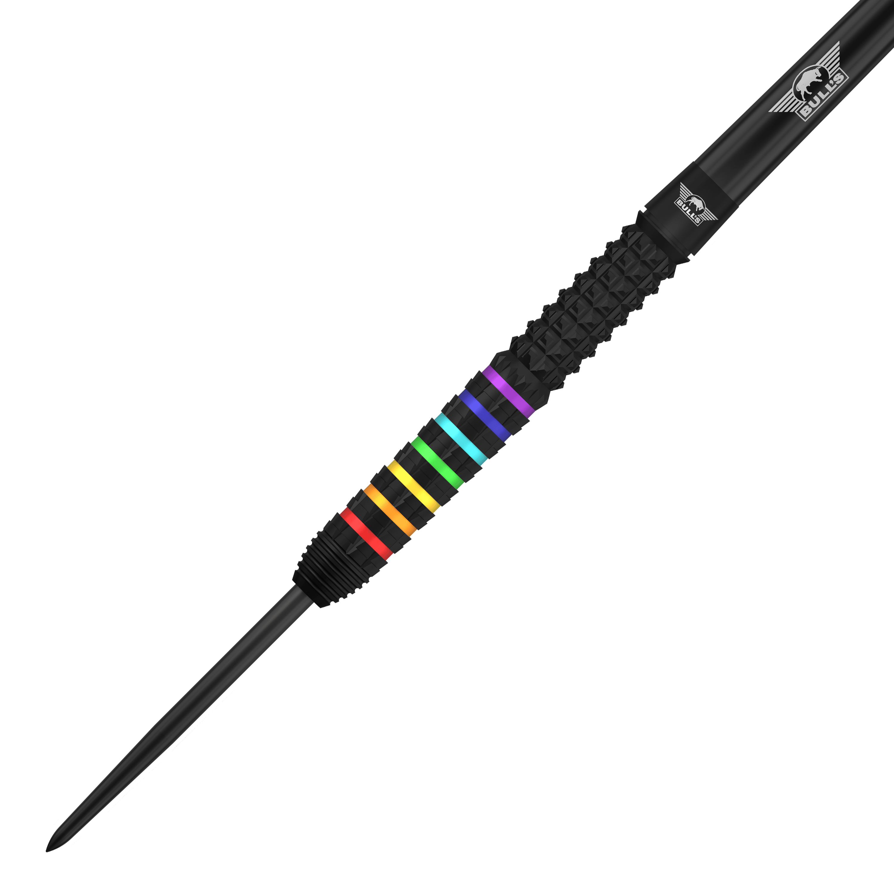 Bulls NL Ricky Evans Rapid 95 Steeldarts Abgebildet sind die Bulls NL Ricky Evans Rapid 95 Steeldarts mit 23g. Das Foto hebt das Design und die Form der Darts hervor.