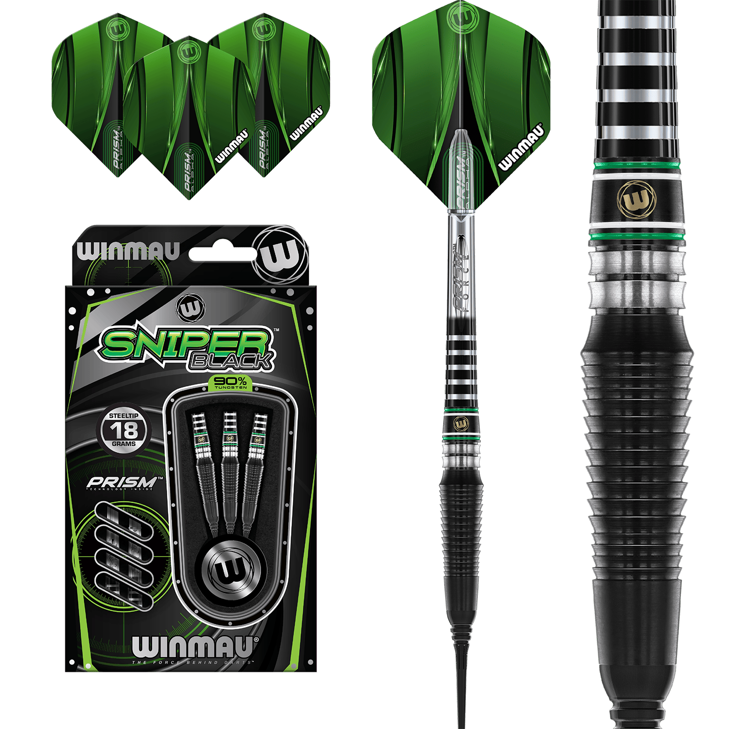 Winmau Sniper Black Softdarts