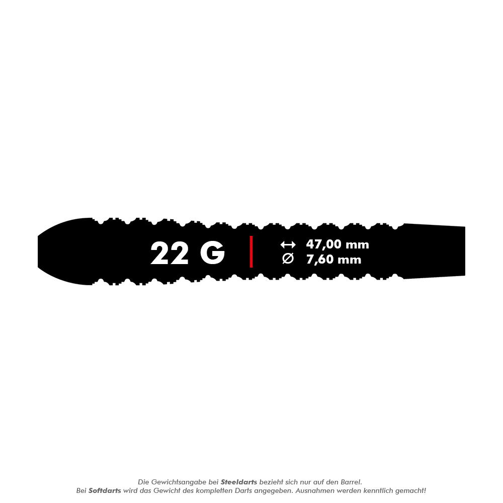 Mission Spiro Model 2 Steeldarts - 20g