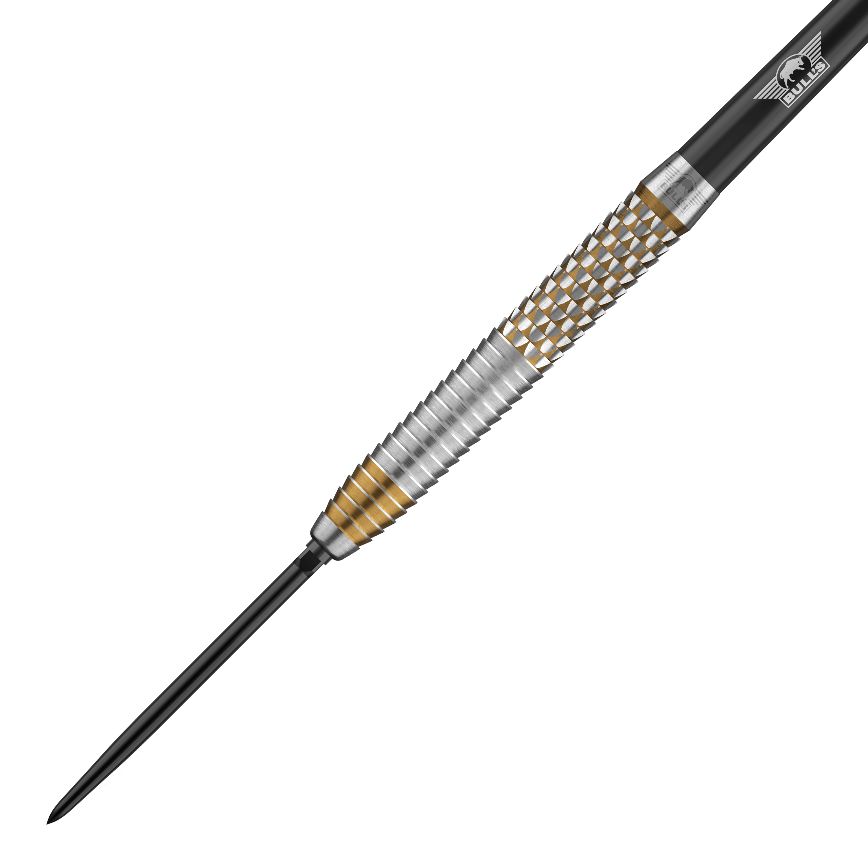Bulls NL Vintago Shark Convertible Points Steeldarts Das Bild zeigt die Bulls NL Vintago Shark Convertible Points Steeldarts. Es handelt sich um ein hochwertiges Dartprodukt mit besonderen Spitzen.