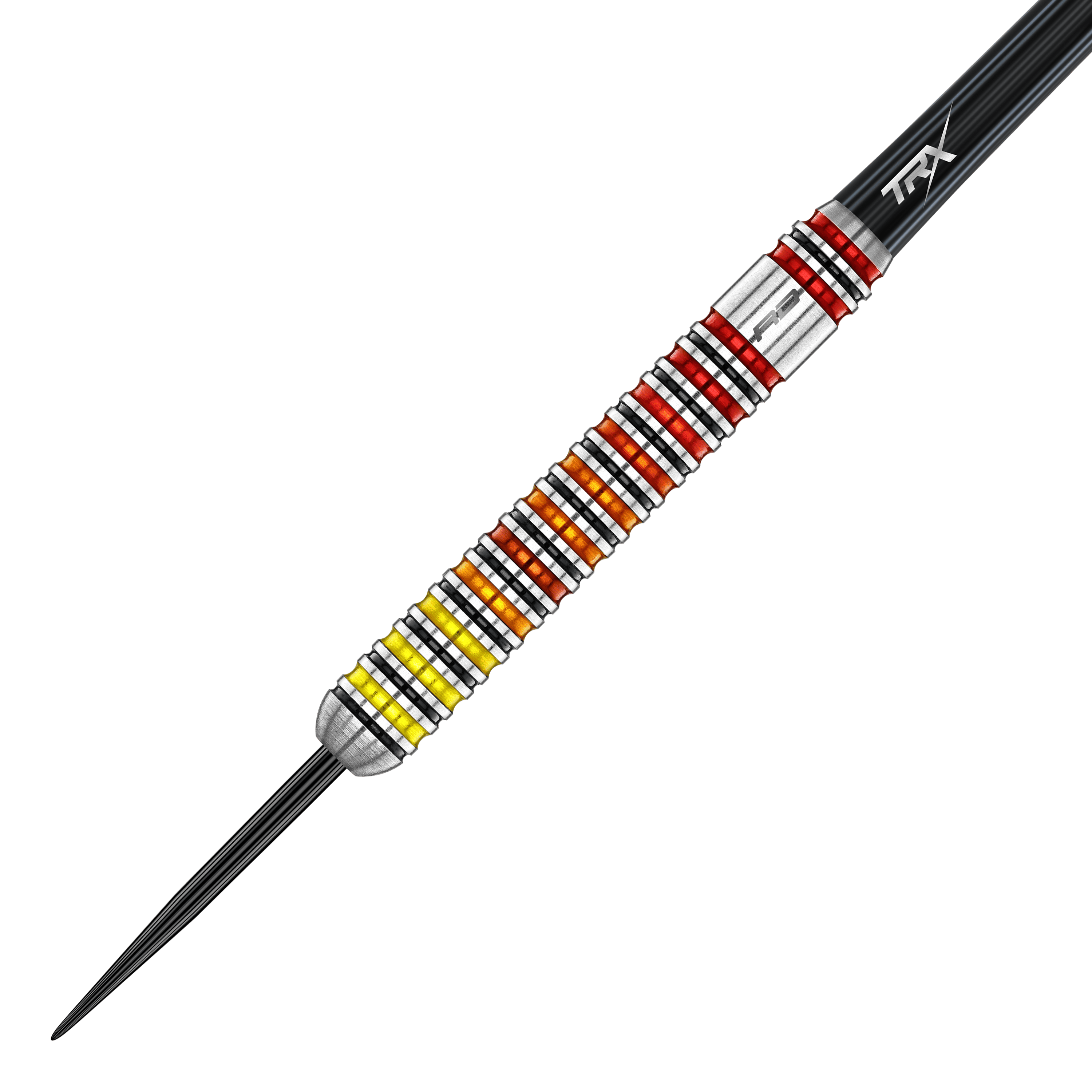 Red Dragon Furnace Steeldarts Die Red Dragon Furnace Steeldarts sind auf diesem Bild zu sehen. Die Pfeile haben einen metallischen Look und auffällige Details.