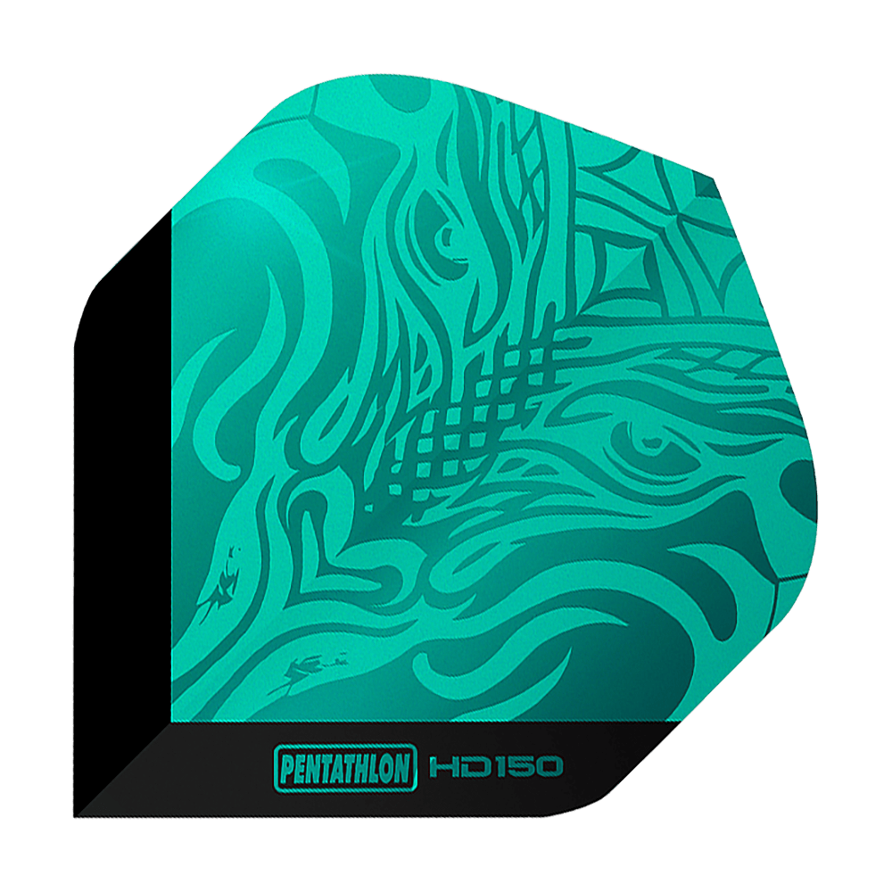 Pentathlon HD150 Metallic Aqua Standard Flights Pentathlon HD150 Metallic Aqua Standard Flights