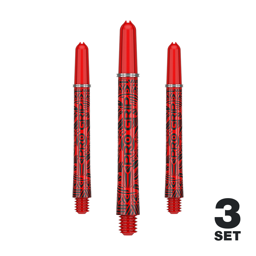 Target Pro Grip Ink Shafts - 3 Sets - Rot