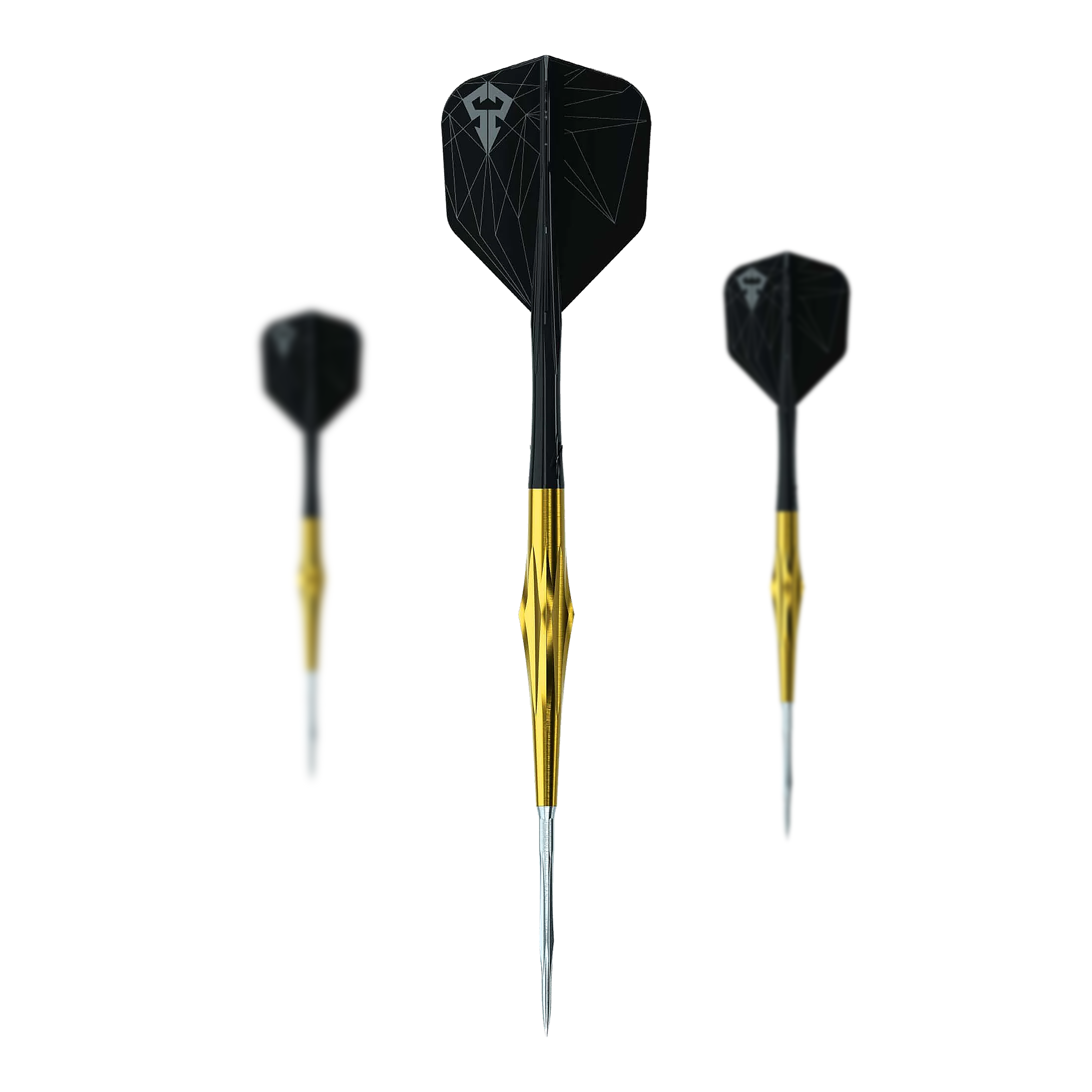Caliburn Starships Series Sunspear Steeldarts - 19g Das Bild zeigt ein Set der Caliburn Starships Series Sunspear Steeldarts mit 19 Gramm. Das Set richtet sich an Dartspieler aller Erfahrungsstufen.