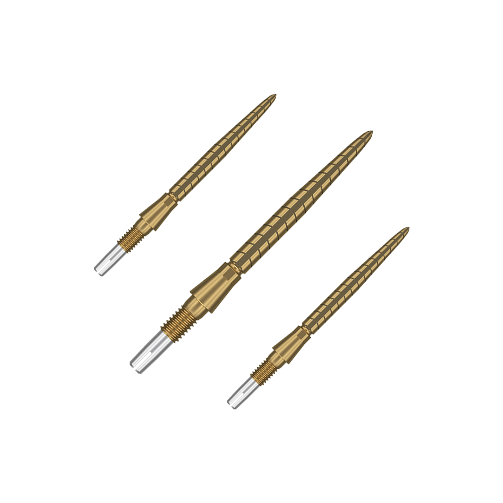 Target Swiss Storm Quartz Dartspitzen - Gold