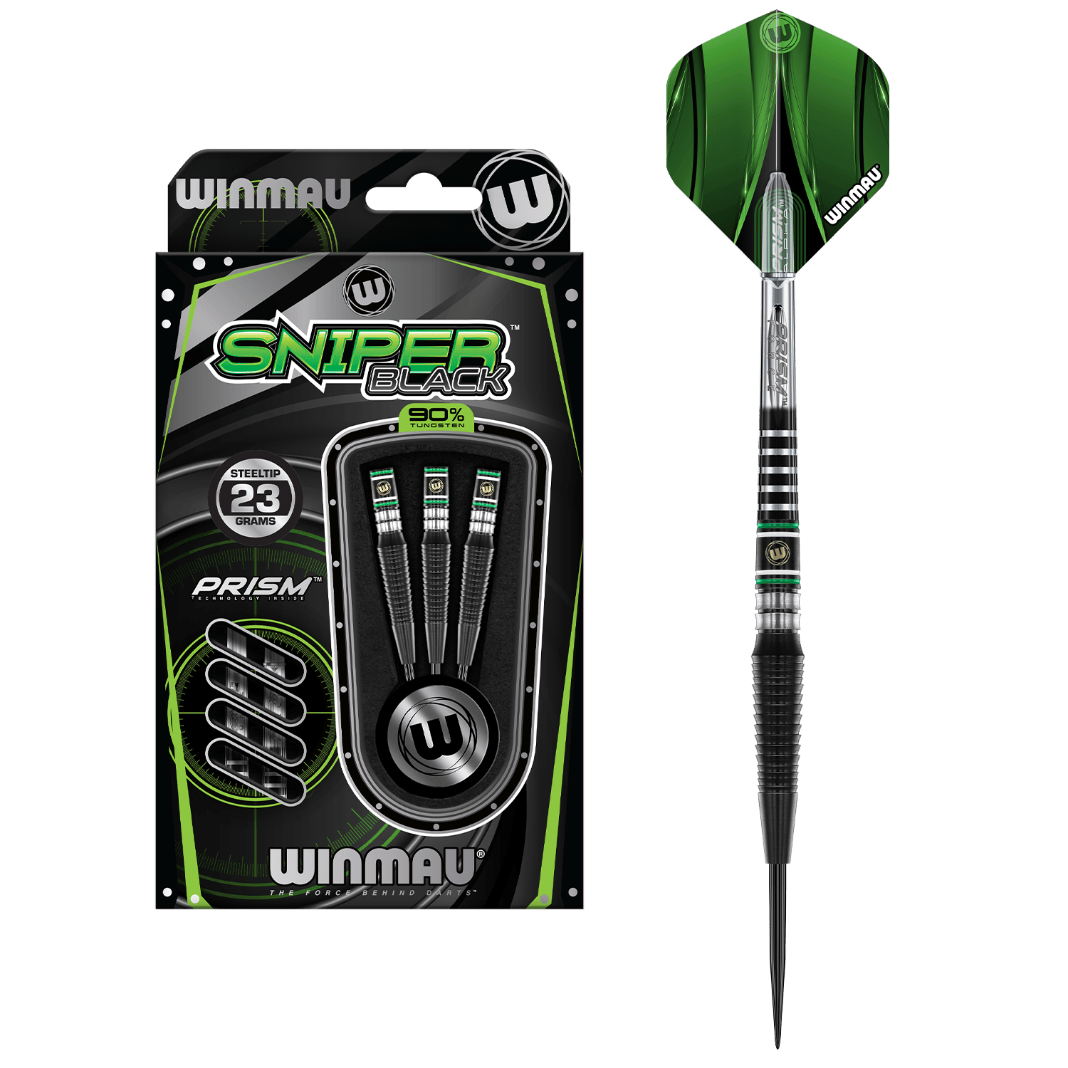 Winmau Sniper Black Steeldarts