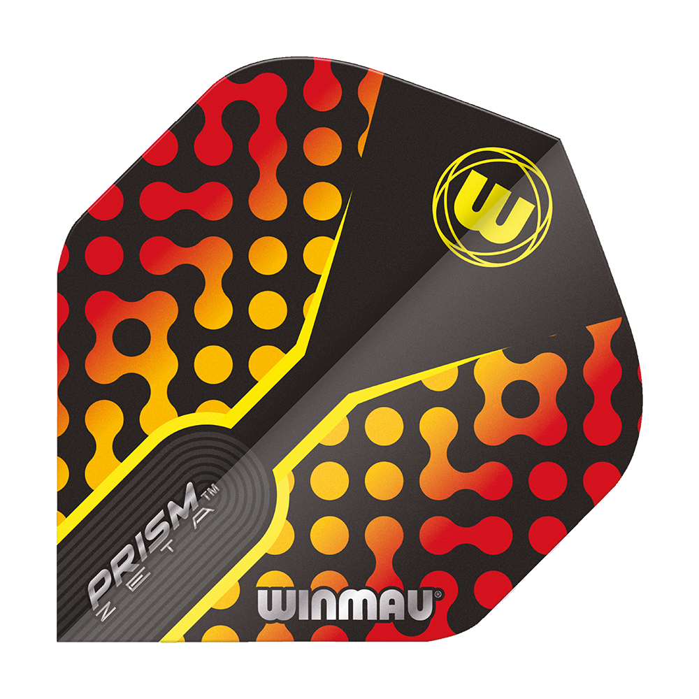 Winmau Prism Zeta RedOrange Standard Flights Winmau Prism Zeta RedOrange Standard Flights